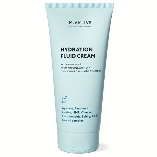 M.Aklive Hydration Fluid Cream / Увлажняющий крем-флюид для тела пролонгированного действия, 200 мл_