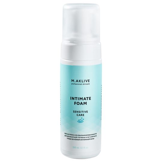 M.Aklive Intimate Foam Sensitive Care  / Пенка для интимной гигиены «Деликатный уход», 150 мл