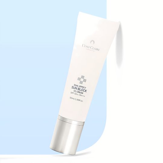 L'eau Claire Dual Effect Sun Block CC Cream, 50 мл/ СС-крем с двойным эффектом, 50мл